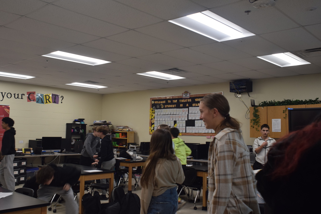 Snow days may be over, but EAST is still having a snowball fight in the classroom! ❄️ This team-building activity was all about fun, connection, and confidence. Students wrote fun facts about themselves, crumpled the paper into “snowballs,” and let the fun begin! When time was called, they opened the nearest snowball and met with that classmate to talk about what was written—then repeated the process with new partners.  This activity encourages students to interact with classmates they may not normally talk with and helps lower nerves when speaking in front of others, especially during future presentations. Learning, laughter, and leadership all rolled into one!  #EASTatHMS #TeamBuilding #StudentLeadership #CollaborationInAction #ClassroomFun #BuildingConfidence #FutureReady #LearningTogether #MiddleSchoolMoments ❄️