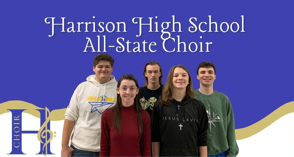 Harrison All State Choir members