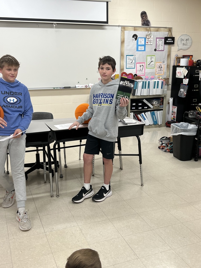 A big thank you to Gage and Tyler for speaking at our 6th Grade FCA meeting! 🙌 Our students truly enjoyed your message about being a good competitor — not only on the ball field, but in life. 🏈⚽🏀 Your encouragement and leadership made a positive impact on our students today! We appreciate you both for pouring into our 6th graders! 💙✨ #HMS #FCAMeeting #LeadByExample #GoodCharacter #ThankYou