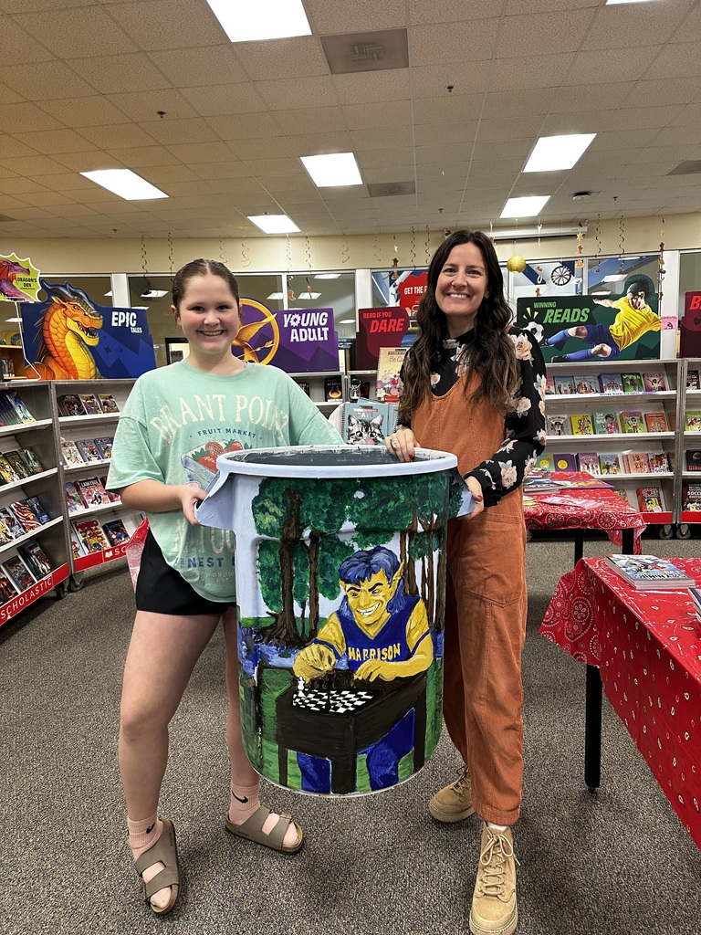 🎨✨ Collaboration + Creativity in Action! ✨🤖 This fun project was created for Mrs. Jackson’s classroom — and it was truly a team effort! Two classes worked together to bring it to life. Students first created an AI-inspired design with Mrs. Tomlinson, then brought their vision to life with paint alongside Coach Mattix. 🎨👏 We are so grateful for opportunities to provide our students with challenging, creative, and FUN projects that encourage teamwork and innovation! Way to go, Goblins! 💙 #HarrisonMiddleSchool #GoblinPride #CreativeClassrooms #HMSTalent