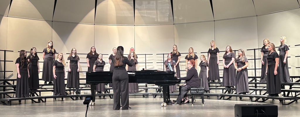 The HMS 7/8 Choirs performed in their Pre-Assessment Concert last night, and they did an outstanding job! 🎶 We are so proud of this talented group of performers and the hard work they’ve put in to prepare for assessment season. Their dedication, teamwork, and beautiful sound truly shined on stage. A special thank you to our Vocal Music teacher, Mrs. Wollick, for her leadership, dedication, and the countless hours she pours into our students. Your passion for music makes a difference every day! Way to go, Choir! 💙 #HarrisonMiddleSchool #GoblinPride #GoblinStrong #HMSTalent #FineArtsMatter