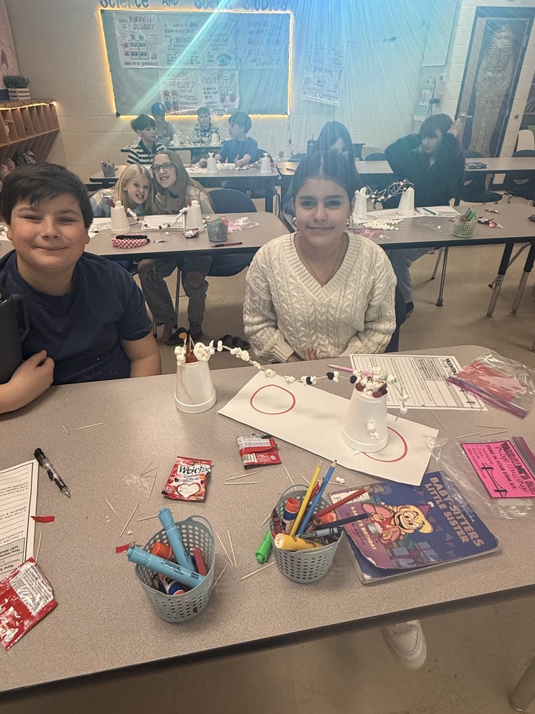 ❤️🔬 Valentine’s Day + STEM = FUN! 🔬❤️  Mrs. Lunsford’s class put their engineering skills to the test with a sweet Valentine’s STEM challenge! Students were tasked with building the longest bridge using only toothpicks, two cups, marshmallows, and fruit gummies. 🍬🦷  They had 25 minutes to design and build — and the creativity was amazing! After measuring each bridge, the team with the longest one took home the win! 🏆👏  Hands-on learning, teamwork, problem-solving… and a little Valentine’s fun mixed in! 💗  #HarrisonMiddleSchool #GoblinPride #STEMinAction #HandsOnLearning