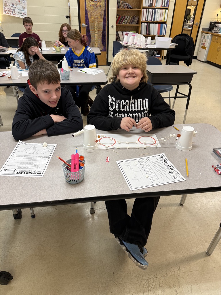 ❤️🔬 Valentine’s Day + STEM = FUN! 🔬❤️  Mrs. Lunsford’s class put their engineering skills to the test with a sweet Valentine’s STEM challenge! Students were tasked with building the longest bridge using only toothpicks, two cups, marshmallows, and fruit gummies. 🍬🦷  They had 25 minutes to design and build — and the creativity was amazing! After measuring each bridge, the team with the longest one took home the win! 🏆👏  Hands-on learning, teamwork, problem-solving… and a little Valentine’s fun mixed in! 💗  #HarrisonMiddleSchool #GoblinPride #STEMinAction #HandsOnLearning