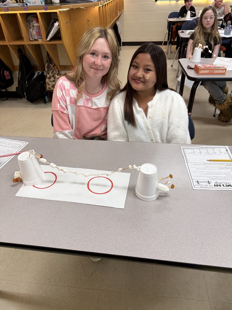 ❤️🔬 Valentine’s Day + STEM = FUN! 🔬❤️  Mrs. Lunsford’s class put their engineering skills to the test with a sweet Valentine’s STEM challenge! Students were tasked with building the longest bridge using only toothpicks, two cups, marshmallows, and fruit gummies. 🍬🦷  They had 25 minutes to design and build — and the creativity was amazing! After measuring each bridge, the team with the longest one took home the win! 🏆👏  Hands-on learning, teamwork, problem-solving… and a little Valentine’s fun mixed in! 💗  #HarrisonMiddleSchool #GoblinPride #STEMinAction #HandsOnLearning