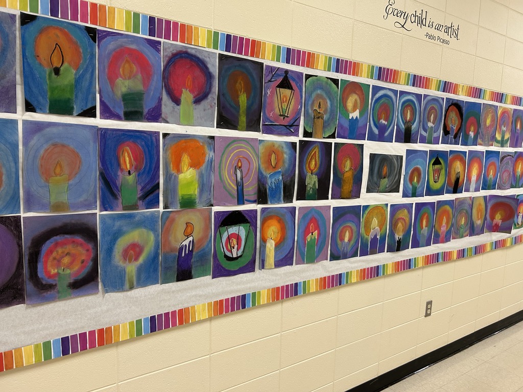 🎨✨ Creativity is shining at HMS! ✨🎶  Our 5th grade students have been learning about famous African American artist Alma Thomas. They explored her signature “dash” technique and used chalk pastels to blend colors, creating a beautiful glowing effect inspired by a warm winter glow. We are so proud of their creativity and attention to detail!  Our 6th grade students are working on Jazz-themed art projects for the upcoming Music Performance on April 9th. Their artwork is inspired by Artist of the Week Romare Bearden, an influential artist of the Harlem Renaissance. Students are incorporating bold colors, movement, and musical elements into their pieces — and they look amazing! 🎷🎵  All parents and families are encouraged to attend the April 9th performance to view the artwork and enjoy the students’ musical presentation. It will be a wonderful celebration of both visual and performing arts! 💙  #HarrisonMiddleSchool #GoblinPride #HMSTalent #FineArtsMatter