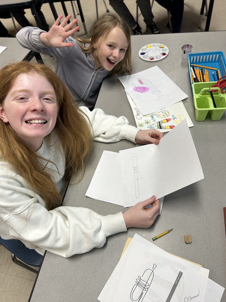 🎨✨ Creativity is shining at HMS! ✨🎶  Our 5th grade students have been learning about famous African American artist Alma Thomas. They explored her signature “dash” technique and used chalk pastels to blend colors, creating a beautiful glowing effect inspired by a warm winter glow. We are so proud of their creativity and attention to detail!  Our 6th grade students are working on Jazz-themed art projects for the upcoming Music Performance on April 9th. Their artwork is inspired by Artist of the Week Romare Bearden, an influential artist of the Harlem Renaissance. Students are incorporating bold colors, movement, and musical elements into their pieces — and they look amazing! 🎷🎵  All parents and families are encouraged to attend the April 9th performance to view the artwork and enjoy the students’ musical presentation. It will be a wonderful celebration of both visual and performing arts! 💙  #HarrisonMiddleSchool #GoblinPride #HMSTalent #FineArtsMatter