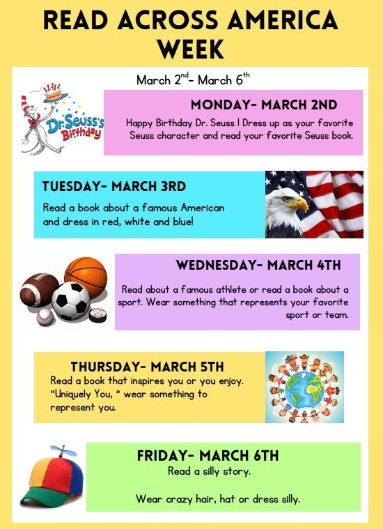 Read Across America March 2nd-6th