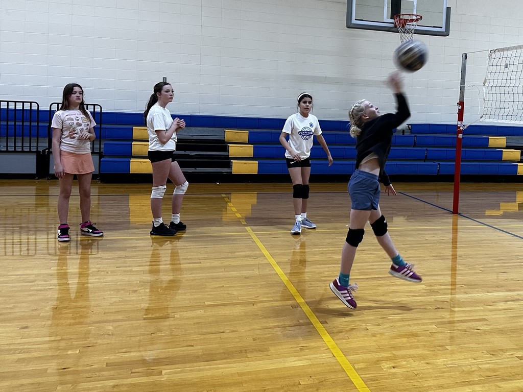🏐💙 Future Lady Goblins in the Making! 💙🏐  Coach Mattix and the Harrison Volleyball Team have been hosting a FREE volleyball clinic since January, and sessions will continue through spring break!  The clinic is designed to help future players build their skills, grow their confidence, and get to know Coach Mattix ahead of tryouts.  This marks the third year Coach Mattix has partnered with the after-school program to offer these free clinics — and the results have been incredibly successful! We love seeing our future volleyball players putting in the work and preparing for a great season ahead.  #FutureLadyGoblins #HarrisonVolleyball #BuildingChampions #GoGoblins