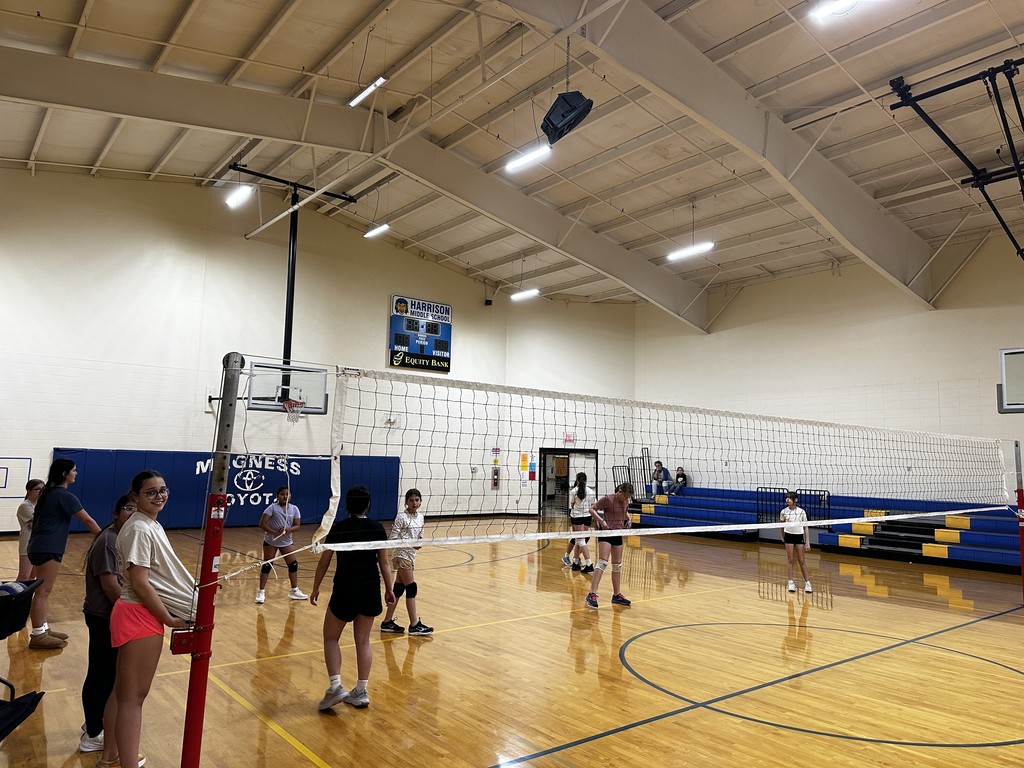 🏐💙 Future Lady Goblins in the Making! 💙🏐  Coach Mattix and the Harrison Volleyball Team have been hosting a FREE volleyball clinic since January, and sessions will continue through spring break!  The clinic is designed to help future players build their skills, grow their confidence, and get to know Coach Mattix ahead of tryouts.  This marks the third year Coach Mattix has partnered with the after-school program to offer these free clinics — and the results have been incredibly successful! We love seeing our future volleyball players putting in the work and preparing for a great season ahead.  #FutureLadyGoblins #HarrisonVolleyball #BuildingChampions #GoGoblins