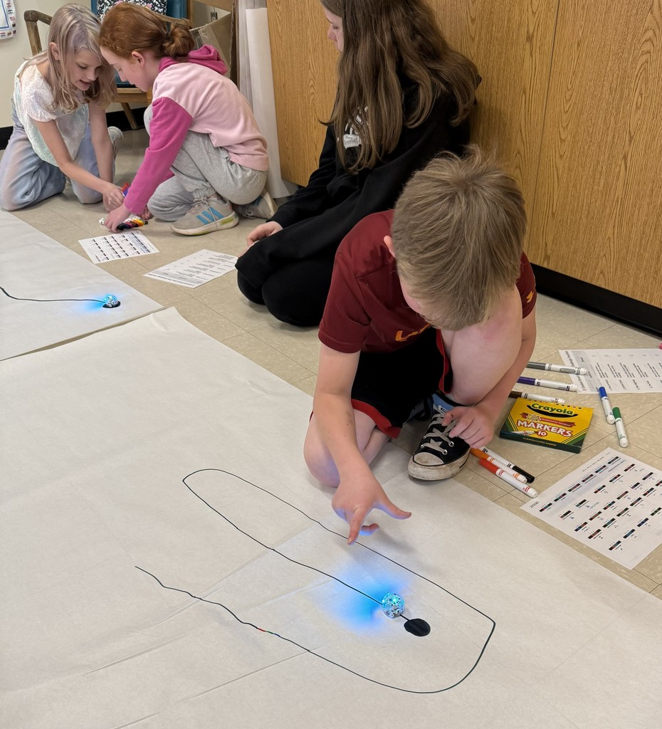 💻🤖 Hands-On Learning in Science Club! 🤖💻  Mrs. Barrett, Elementary Technology Facilitator, brought Ozobots to our 5th/6th Grade Science Club meeting for an exciting computer science lesson!  Students designed and built their own “towns” for their bots, learning how coding and creativity work together to bring technology to life. It was amazing to see their problem-solving skills and imagination on display as they programmed their Ozobots to navigate through the towns they created!  Great job, Science Club! 🌟 #STEMinAction #ComputerScience #FutureInnovators