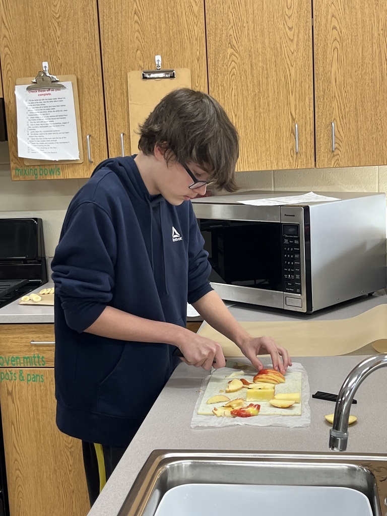 From playdough to professional platters! 🔪🧀  Our 8th-grade Menu Adventure students just wrapped up a two-week knife skills unit that was a total cut above the rest!  After perfecting their technical knife skills using student-made playdough, these young chefs stepped into the kitchen lab to master the real deal. The grand finale? A high-stakes Charcuterie Challenge where students created stunning displays of meats, cheeses, and fruits.  The best part — our school staff served as official judges, casting votes for their favorite boards based on presentation and technique. It was easily one of the most popular (and delicious!) assignments of the year!  We are so proud of the focus, creativity, and teamwork these students brought to the kitchen! 👏✨  #MenuAdventure #CTE #FutureChefs #KnifeSkills #CharcuterieChallenge #HandsOnLearning #MiddleSchoolMagic #StudentSuccess