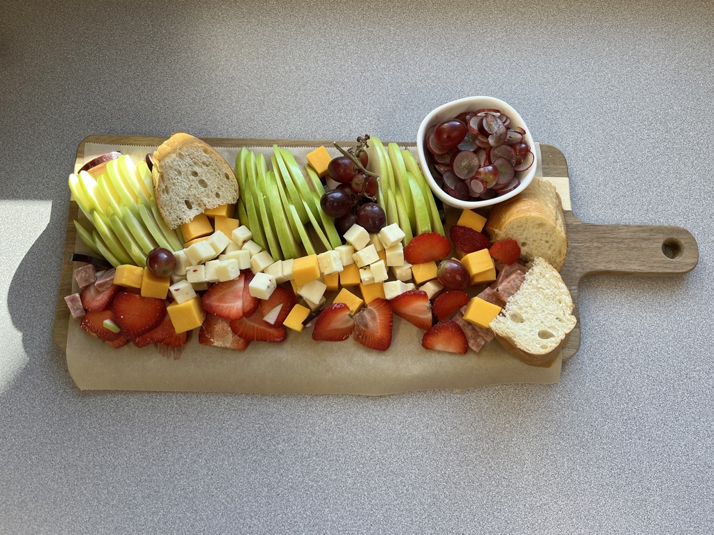 From playdough to professional platters! 🔪🧀  Our 8th-grade Menu Adventure students just wrapped up a two-week knife skills unit that was a total cut above the rest!  After perfecting their technical knife skills using student-made playdough, these young chefs stepped into the kitchen lab to master the real deal. The grand finale? A high-stakes Charcuterie Challenge where students created stunning displays of meats, cheeses, and fruits.  The best part — our school staff served as official judges, casting votes for their favorite boards based on presentation and technique. It was easily one of the most popular (and delicious!) assignments of the year!  We are so proud of the focus, creativity, and teamwork these students brought to the kitchen! 👏✨  #MenuAdventure #CTE #FutureChefs #KnifeSkills #CharcuterieChallenge #HandsOnLearning #MiddleSchoolMagic #StudentSuccess