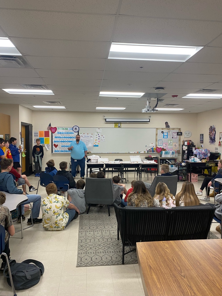 A Message from Our 6th Grade FCA Thank you to Joshua Petersen for sharing a message with our 6th Grade FCA and for providing donuts for our students. We appreciate your time and support!