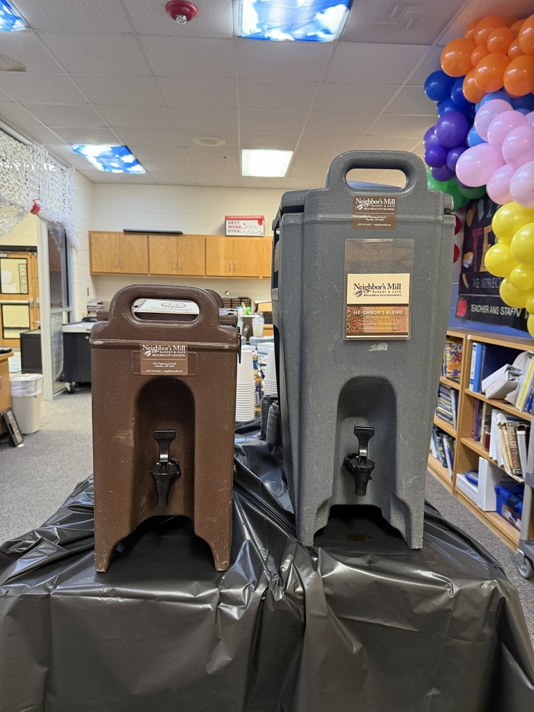 A big thank you to the HMS PTA for blessing our staff this morning with coffee and cinnamon rolls from Neighbor's Mill Bakery & Cafe! Your kindness is the perfect way to start the day. ☕✨