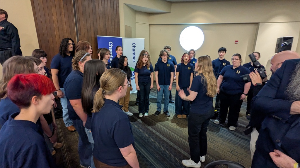 Chamber singers performing our National Anthem