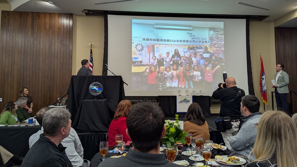 Presentation about Stephanie Benton at Chamber meeting