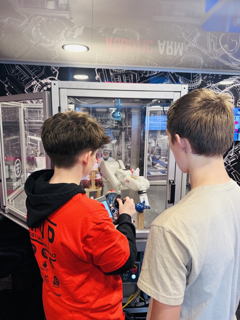 Exploring Futures with Be Pro Be Proud! 🚛✨  HMS 8th grade students recently had an exciting, hands-on experience with the Be Pro Be Proud Mobile Workshop! Students explored a variety of high-demand career pathways while getting to operate cutting-edge, high-tech simulators.  Our student ambassadors did an amazing job stepping into leadership roles—training their peers and helping guide them through each experience! 👏  Be Pro Be Proud, Inc. is leading the movement to inspire a new generation of pride, progress, and opportunity in America’s skilled workforce—and our students got a firsthand look at what their futures could hold!  #BeProBeProud #FutureReady #HMSPride #CareerExploration