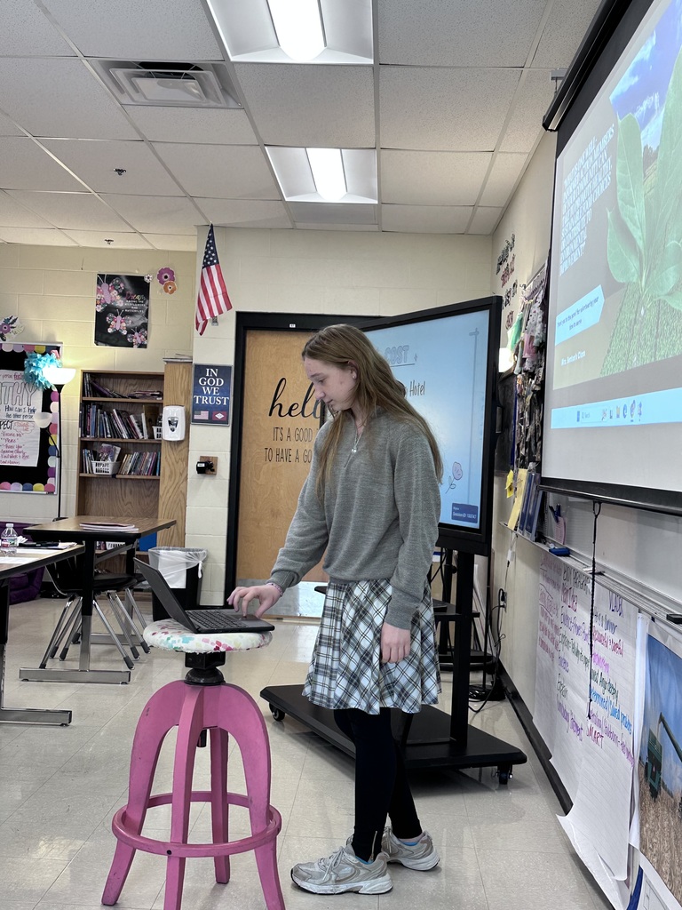 Mrs. Benton's Literacy Class - Community Panel Presentations   Today was round one of our community panel presentations, and I’m so proud of our students! They shared thoughtful, real-world projects focused on making healthier choices and improving our environment right here in our community.  A huge thank you to our panelists—Chris Adams, Trent Brewer, Nick Simon, Susan Gilley, and Jessica Reese—for giving their time and helping our students grow and succeed. We appreciate you so much! 