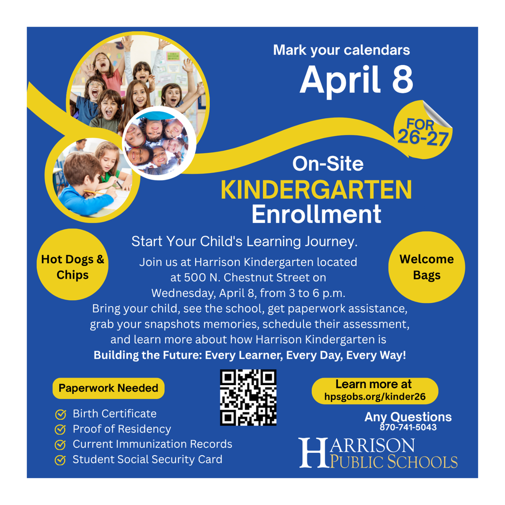 Kindergarten Registration Announcement