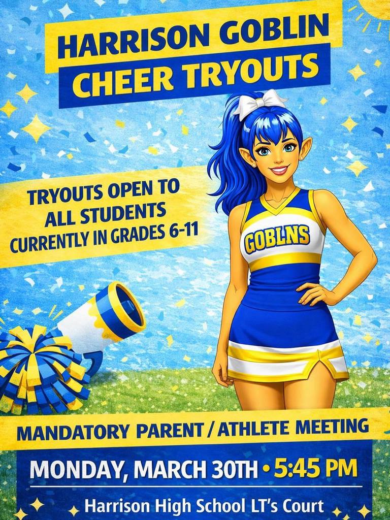 Harrison Goblin Cheer Tryouts 