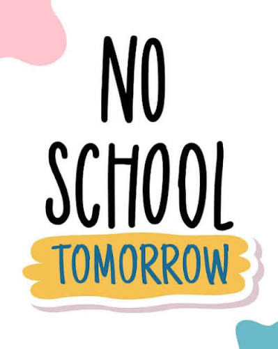 No school, Friday, April 3rd! 