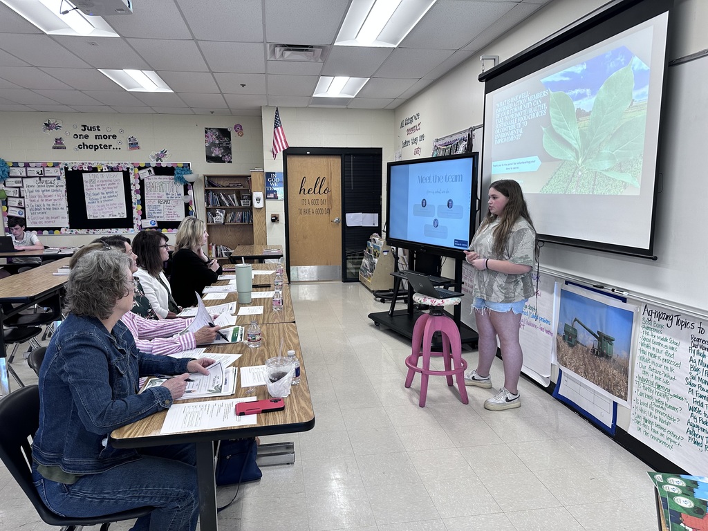 We are so grateful for the support of our community members who joined Mrs. Benton’s panel! Our students did an outstanding job presenting their ag projects focused on making a positive impact, and your insight and encouragement meant so much. 🌱👏  A special thank you to Nita Cooper, Twana Troutt, Amanda Woodworth, Debbie Wilson, and Amber Likes for investing your time in our students—we truly appreciate you! 💙  #CommunitySupport #StudentSuccess #AgEducation #FutureLeaders #Grateful #HMSPride