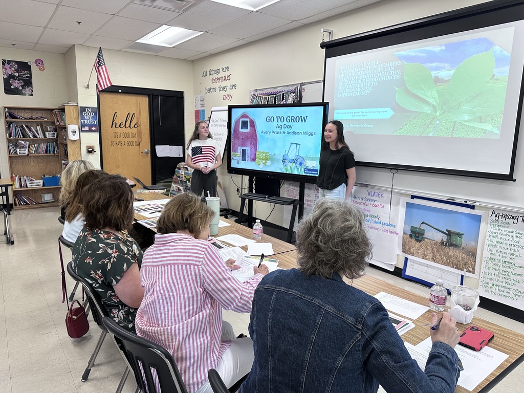 We are so grateful for the support of our community members who joined Mrs. Benton’s panel! Our students did an outstanding job presenting their ag projects focused on making a positive impact, and your insight and encouragement meant so much. 🌱👏  A special thank you to Nita Cooper, Twana Troutt, Amanda Woodworth, Debbie Wilson, and Amber Likes for investing your time in our students—we truly appreciate you! 💙  #CommunitySupport #StudentSuccess #AgEducation #FutureLeaders #Grateful #HMSPride