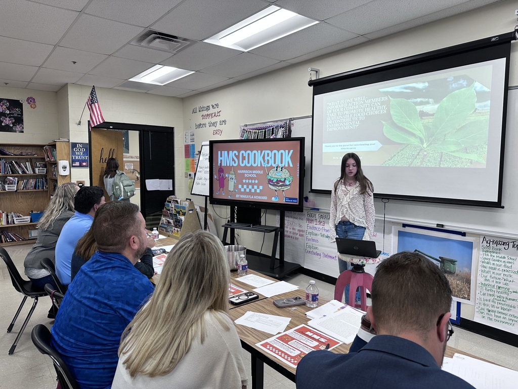 A big thank you to our incredible panel members for taking the time to visit Mrs. Benton’s class and support our students! 🌱  Your valuable feedback and encouragement are helping shape some truly amazing ag projects, and we are so grateful for your investment in our students’ success.  We appreciate you, Josh Bright, Pamela Kindall, Ryan Caughron, Debbie Wilson, Chris Wade, and Brandy Mincer! 👏 #HMSProud #CommunitySupport #AgEducation #StudentSuccess
