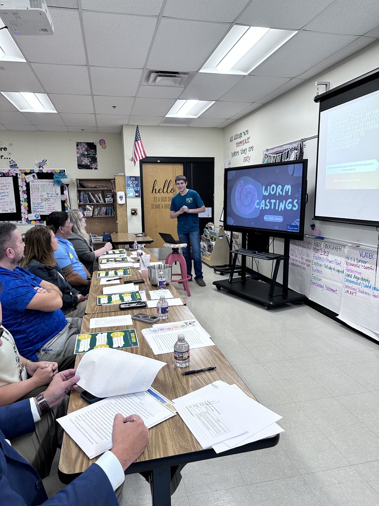 A big thank you to our incredible panel members for taking the time to visit Mrs. Benton’s class and support our students! 🌱  Your valuable feedback and encouragement are helping shape some truly amazing ag projects, and we are so grateful for your investment in our students’ success.  We appreciate you, Josh Bright, Pamela Kindall, Ryan Caughron, Debbie Wilson, Chris Wade, and Brandy Mincer! 👏 #HMSProud #CommunitySupport #AgEducation #StudentSuccess
