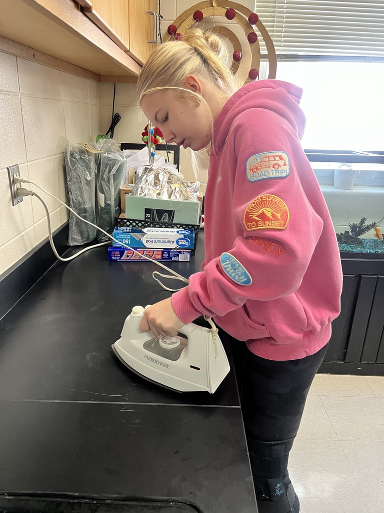 Today in class, students explored the rock cycle in a hands-on (and delicious!) way! 🍫🔥 Using marshmallows, Hershey chocolate bars, and tinfoil, students modeled how rocks change over time. By applying pressure with their hands and using heat from an iron and a toaster oven, they were able to recreate the three main types of rocks:  🪨 Sedimentary – pressing the materials together 🔥 Metamorphic – adding heat and pressure 🌋 Igneous – melting and cooling  This lab helped students see that: ➡️ Energy flows through the system (heat and pressure drive change) ➡️ Matter cycles (the same materials are reused and never lost)  Students discovered that the rock cycle has no true beginning or end—just continuous change!  Hands-on learning + real-world connections = a great day in science! 👏 #RockCycle #HandsOnLearning #7thGradeScience