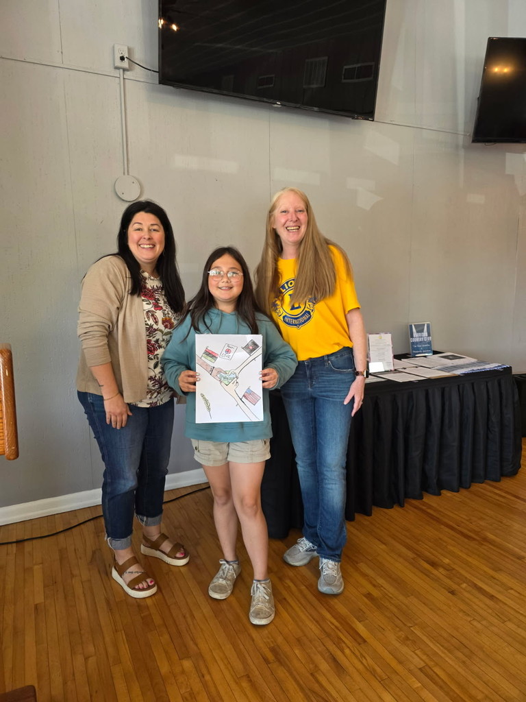 Two HMS students were recently honored for their outstanding participation in the Lions Club Peace Poster Contest! 🎨🕊️  Grace Yancey and Lillian Breedlove, along with their families and their art teacher, Mrs. Morgan, attended the Peace Poster Recognition Meeting held at the Harrison Country Club. During the event, the Lions Club recognized local winners for their creativity and meaningful artwork.  Grace earned 1st place and received a $100 gift card, while Lillian earned 2nd place and received a $50 gift card for her impressive submission.  We are incredibly proud of Grace and Lillian for their hard work and artistic talent! A special thank you to Mrs. Morgan for continuously providing opportunities for our students to shine and grow in their talents.    #HMSPride #GoblinPride #StudentSuccess #PeacePosterContest #LionsClub #YoungArtists #HarrisonSchools #CelebrateSuccess #SupportTheArts 🎨🕊️