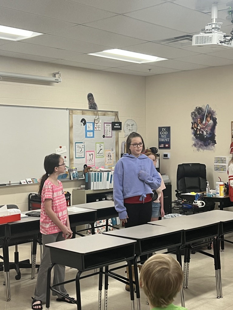 A message from our 5th Grade FCA:  So proud of these brave and courageous students for sharing their testimony at 5th Grade FCA. The students really learned so much from each of their messages about the Lord. 