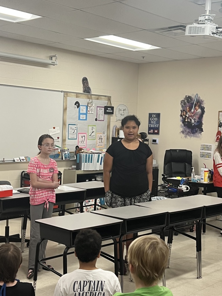 A message from our 5th Grade FCA:  So proud of these brave and courageous students for sharing their testimony at 5th Grade FCA. The students really learned so much from each of their messages about the Lord. 
