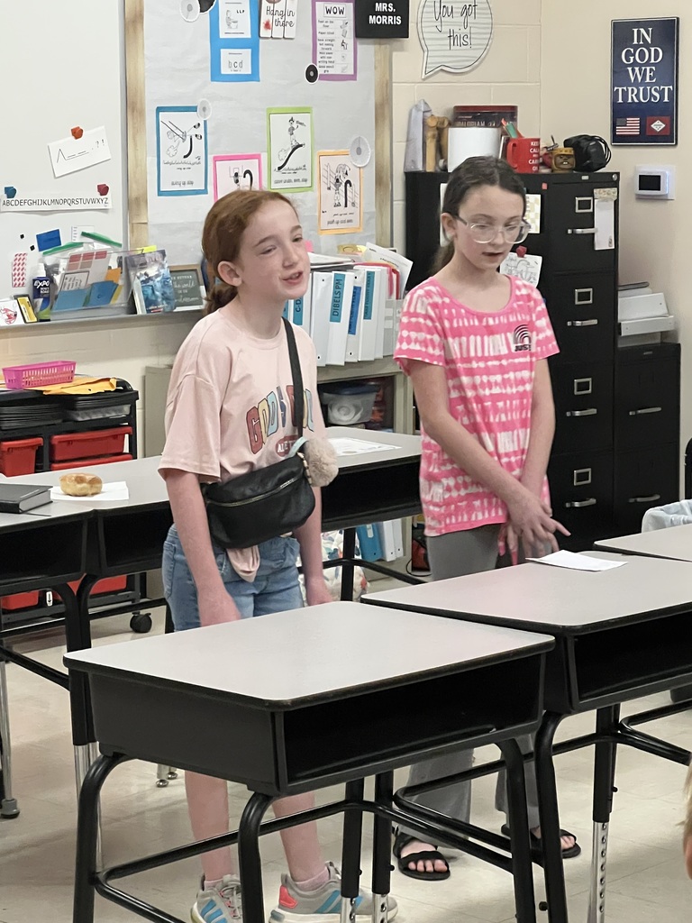 A message from our 5th Grade FCA:  So proud of these brave and courageous students for sharing their testimony at 5th Grade FCA. The students really learned so much from each of their messages about the Lord. 