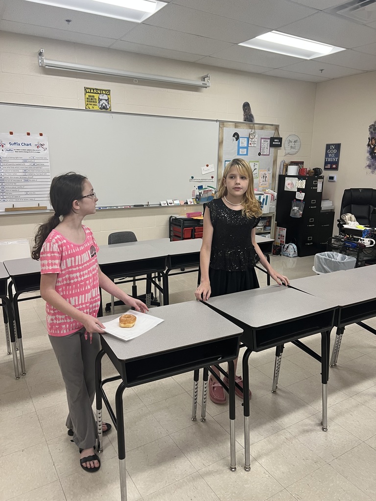 A message from our 5th Grade FCA:  So proud of these brave and courageous students for sharing their testimony at 5th Grade FCA. The students really learned so much from each of their messages about the Lord. 
