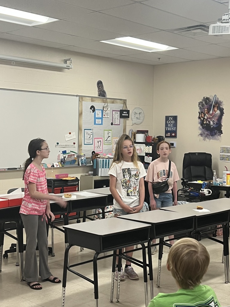 A message from our 5th Grade FCA:  So proud of these brave and courageous students for sharing their testimony at 5th Grade FCA. The students really learned so much from each of their messages about the Lord. 