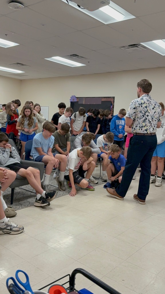 6th Grade FCA had a great morning! 🙌  A big THANK YOU to Tyson King from Camp Iron Bluffs for sharing with our group and for bringing donuts! 🍩 Your message and generosity meant so much to our students.  We appreciate you taking the time to invest in them!  #HarrisonMiddleSchool #FCA #StudentLeadership #CommunitySupport #Grateful #MakingADifference #ThankYou #InvestingInStudents #CampIronBluffs