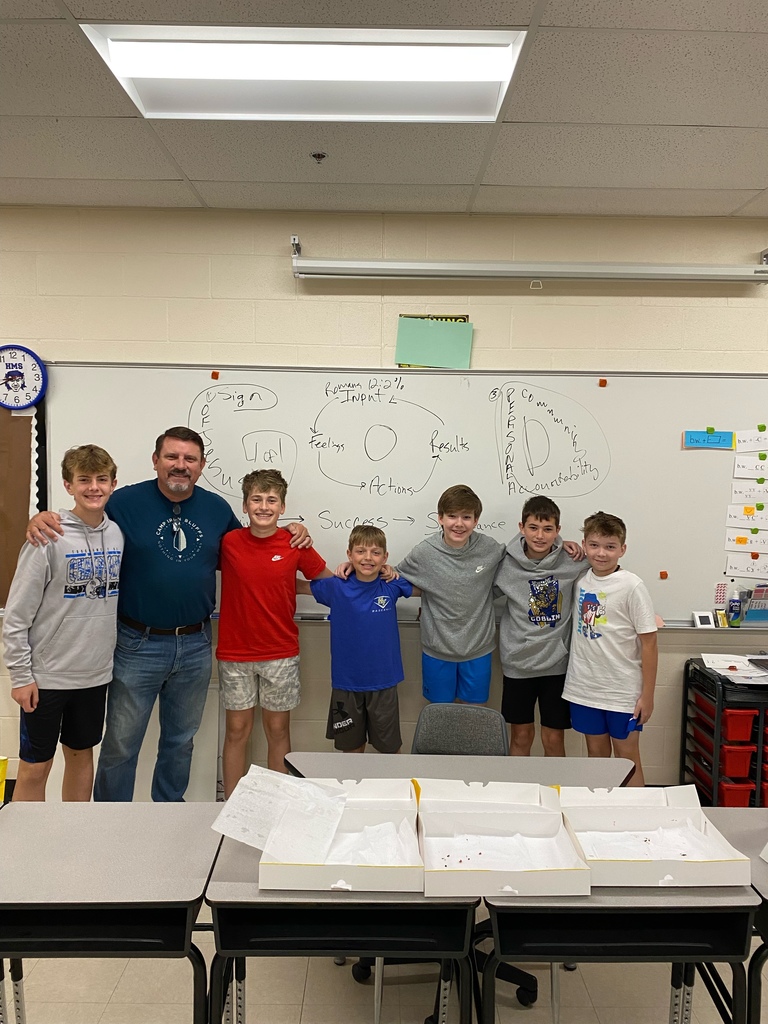 6th Grade FCA had a great morning! 🙌  A big THANK YOU to Tyson King from Camp Iron Bluffs for sharing with our group and for bringing donuts! 🍩 Your message and generosity meant so much to our students.  We appreciate you taking the time to invest in them!  #HarrisonMiddleSchool #FCA #StudentLeadership #CommunitySupport #Grateful #MakingADifference #ThankYou #InvestingInStudents #CampIronBluffs