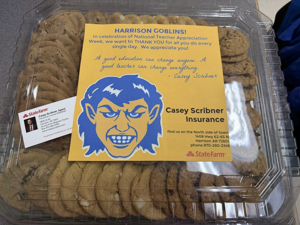 🍪💙 A Sweet Treat for Teacher Appreciation Week! 💙🍪  A big THANK YOU to Casey Scribner for the delicious cookies! Your kindness added an extra dose of sweetness to our Teacher Appreciation Week and truly made our staff feel valued.  We are so grateful for the support from our amazing community—it means more than you know! 💙  #TeacherAppreciationWeek #ThankYou #Grateful #HMSPride