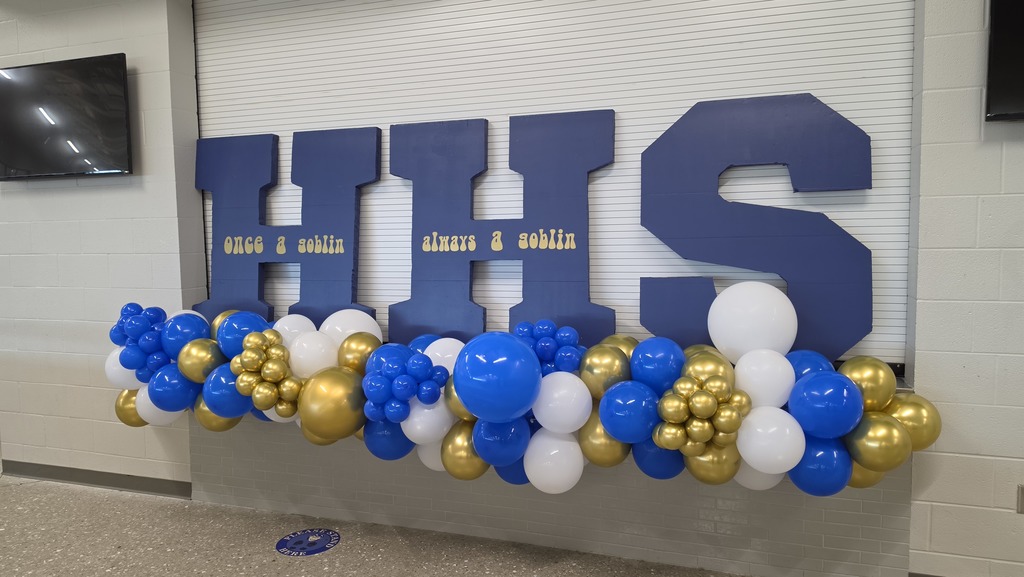 HHS balloon display - Once a Goblin, Always a Goblin