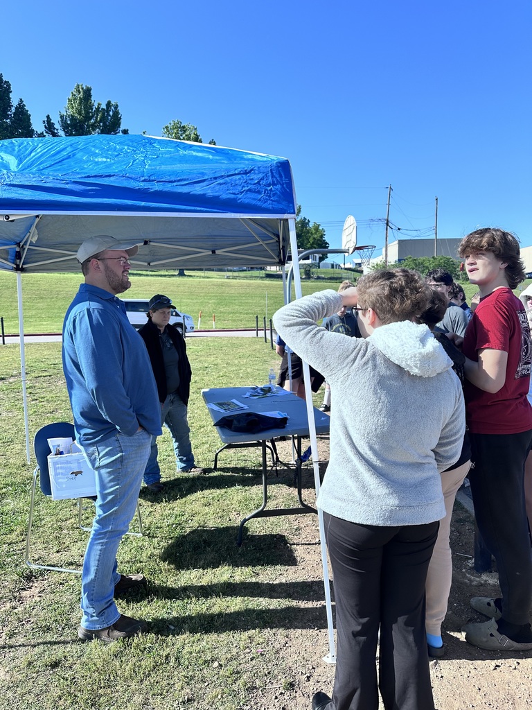 Today we hosted our very first Ag Day at HMS, and it was an incredible success!  Ag Day began as a project idea from two 8th grade students, Avery and Addison, in Mrs. Benton’s class who wanted to help students learn more about agriculture and the opportunities it provides. What started as a classroom idea turned into a day full of hands-on learning, community involvement, and meaningful experiences for our students.  We are so thankful for the amazing community volunteers who stepped up to make this day possible. Your time, support, and willingness to invest in our students made a huge impact. We truly love and appreciate our community!  A special thank you to Polaris: Blake and Jake Young, Wendy Hendrix from the Conservation Office, Paula Swan, Carrie Richter, Brenna Brust, Billy Jack Burns, and Harrison FFA for helping make our first Ag Day one to remember! 