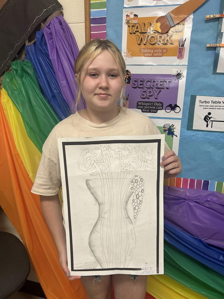 Please enjoy viewing the amazing artwork created by our talented student artists! 🌟 (Part 2 of 3)
