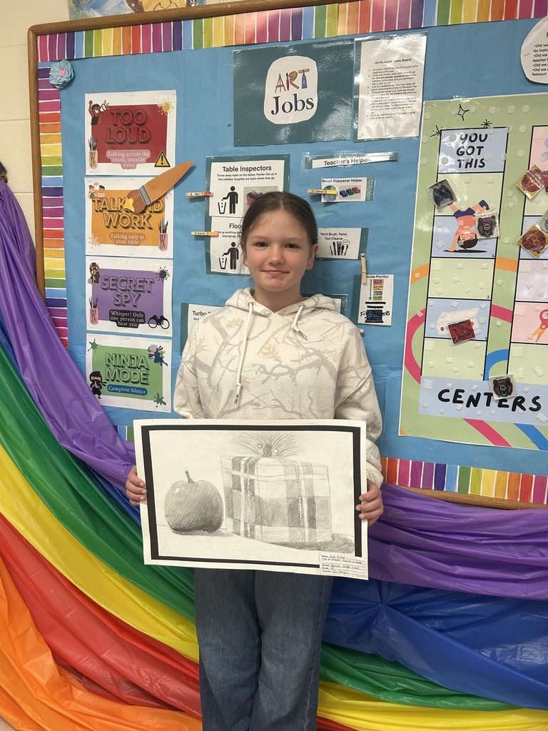 5th and 6th Grade Art Students Continued  Please enjoy viewing the amazing artwork created by our talented student artists! 🌟 (Part 3of 3)