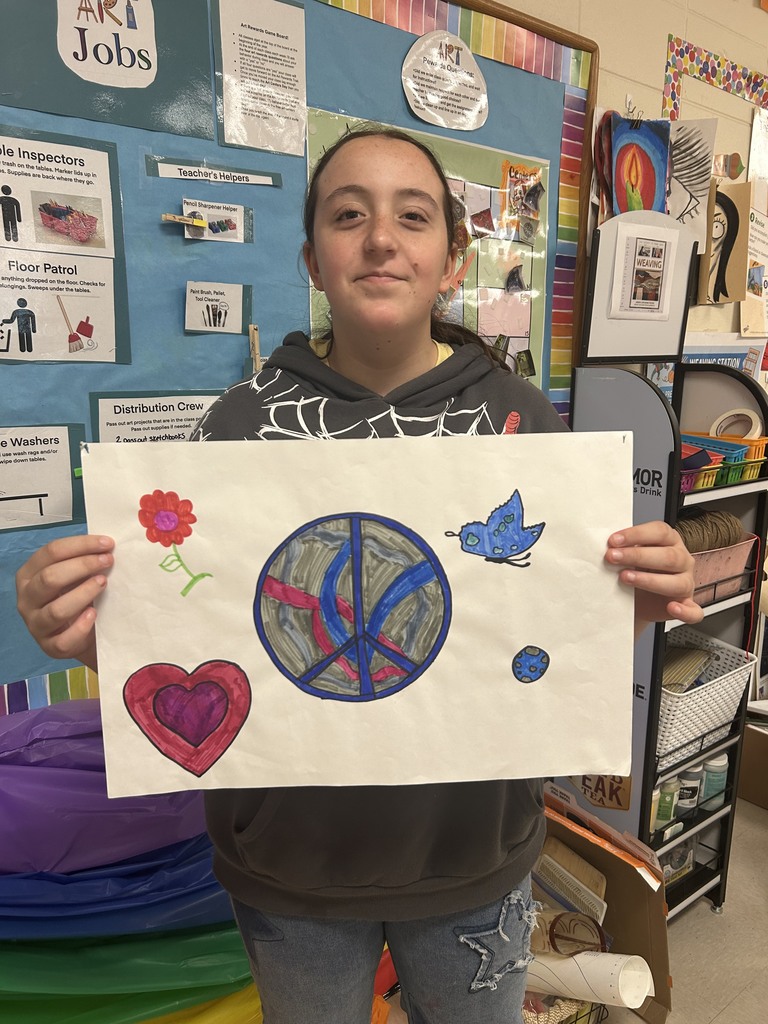 5th and 6th Grade Art Students Continued  Please enjoy viewing the amazing artwork created by our talented student artists! 🌟 (Part 3of 3)