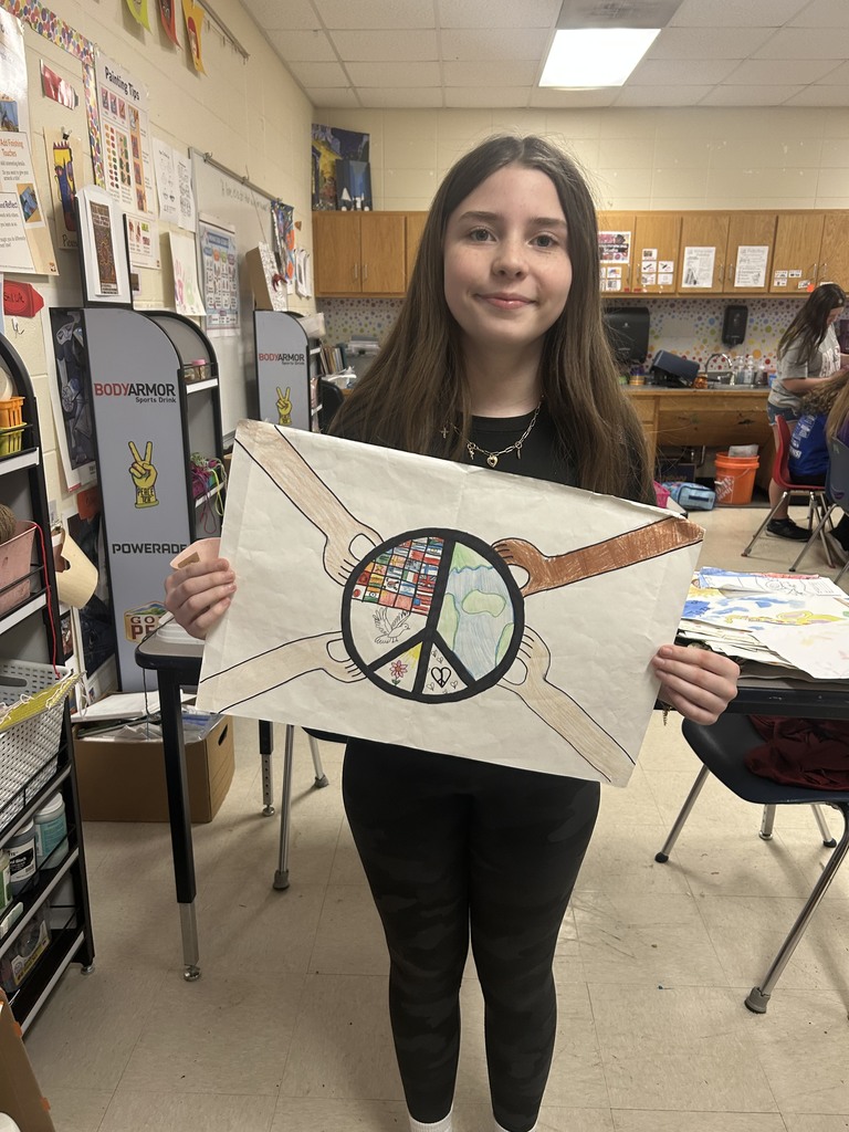 5th and 6th Grade Art Students Continued  Please enjoy viewing the amazing artwork created by our talented student artists! 🌟 (Part 3of 3)