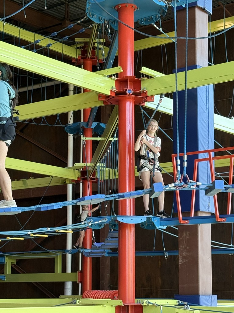 🎉 Please enjoy these photos of our Fabulous Fifth Graders celebrating the end of the school year with an exciting trip to Fritz's Adventure! Our students had an amazing time exploring, climbing, sliding, and making memories together as they wrapped up a fantastic year. We are so proud of this wonderful group of students and all they accomplished this year! 💙💛 #FabulousFifthGraders #GoblinPride #EndOfYearFun