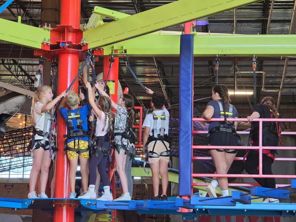 🎉 Please enjoy these photos of our Fabulous Fifth Graders celebrating the end of the school year with an exciting trip to Fritz's Adventure! Our students had an amazing time exploring, climbing, sliding, and making memories together as they wrapped up a fantastic year. We are so proud of this wonderful group of students and all they accomplished this year! 💙💛 2of2 #FabulousFifthGraders #GoblinPride #EndOfYearFun
