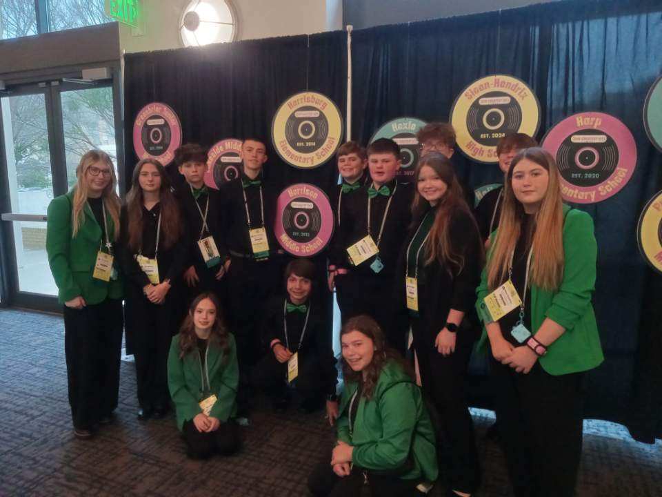 💙💛 The HMS EAST Team recently traveled to Hot Springs March 17-19 to attend EAST Conference 2026! This morning, students gathered for breakfast and shared what they learned and experienced during the conference. This year’s theme, “Our Greatest Hits,” celebrated 30 years of innovation, collaboration, creativity, and transformative impact through EAST. EAST Conference is where students showcase how technology and teamwork can be used to solve real-world problems and make a difference in their communities. Our HMS students represented our school so well as they learned, collaborated, and grew as future changemakers. If you know EAST, you know these students are more than learners — they are innovators, creators, and leaders who are building bold solutions for the future. We are proud of our HMS EAST Team and all they accomplished at #EASTCON26! #HMSEAST #EASTCON26 #GoblinPride #FutureReady #StudentInnovation #HMSGoblins