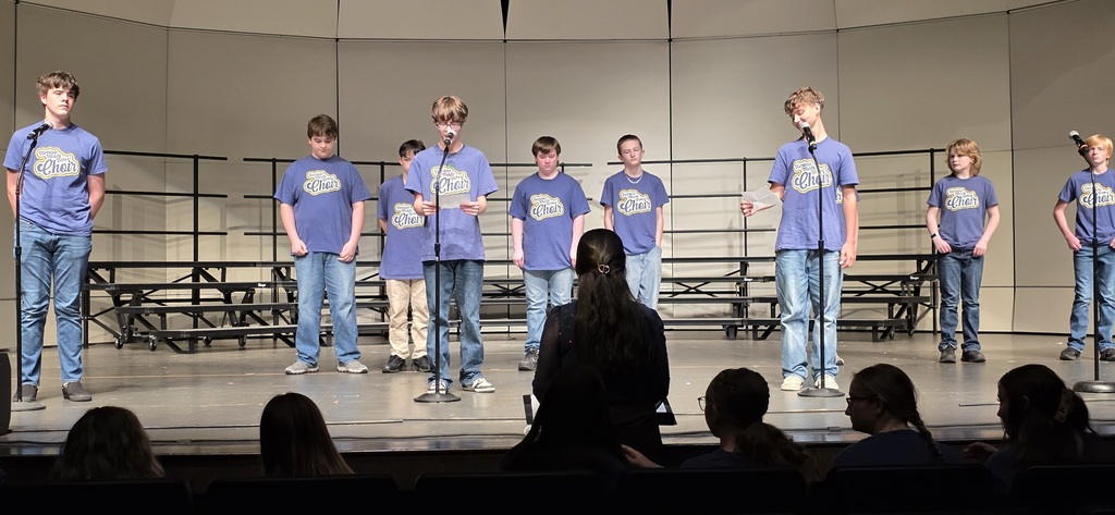 🎶 Great Job to HMS’s Junior High Choir! 🎶 Under the direction of Mrs. Wollick, students performed their amazing SPRING SING on Monday, May 12. The theme, Stage and Screen – Finding Ourselves in the Stories We Tell, showcased the talent, creativity, and hard work of our students through memorable performances inspired by stories from the stage and screen. We are so proud of our students and the outstanding performances they delivered! 👏🎭🎤