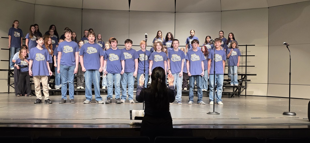 🎶 Great Job to HMS’s Junior High Choir! 🎶 Under the direction of Mrs. Wollick, students performed their amazing SPRING SING on Monday, May 12. The theme, Stage and Screen – Finding Ourselves in the Stories We Tell, showcased the talent, creativity, and hard work of our students through memorable performances inspired by stories from the stage and screen. We are so proud of our students and the outstanding performances they delivered! 👏🎭🎤